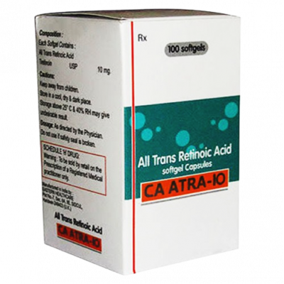CA ATRA 10 MG ( TRETINOIN ) 100 SOFT GELATIN CAPSULES